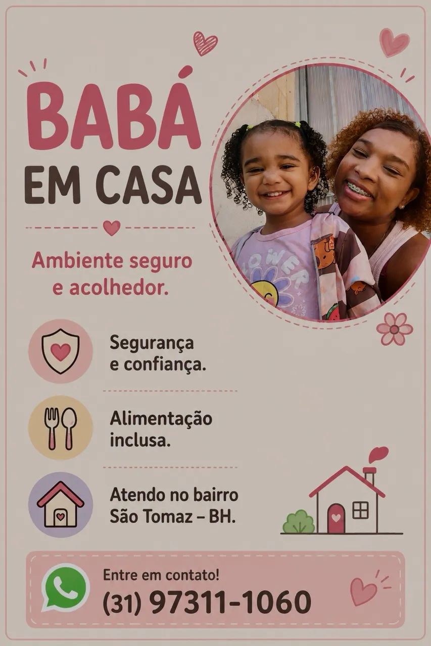 Babá Tia Gabi ? São Tomaz bh 