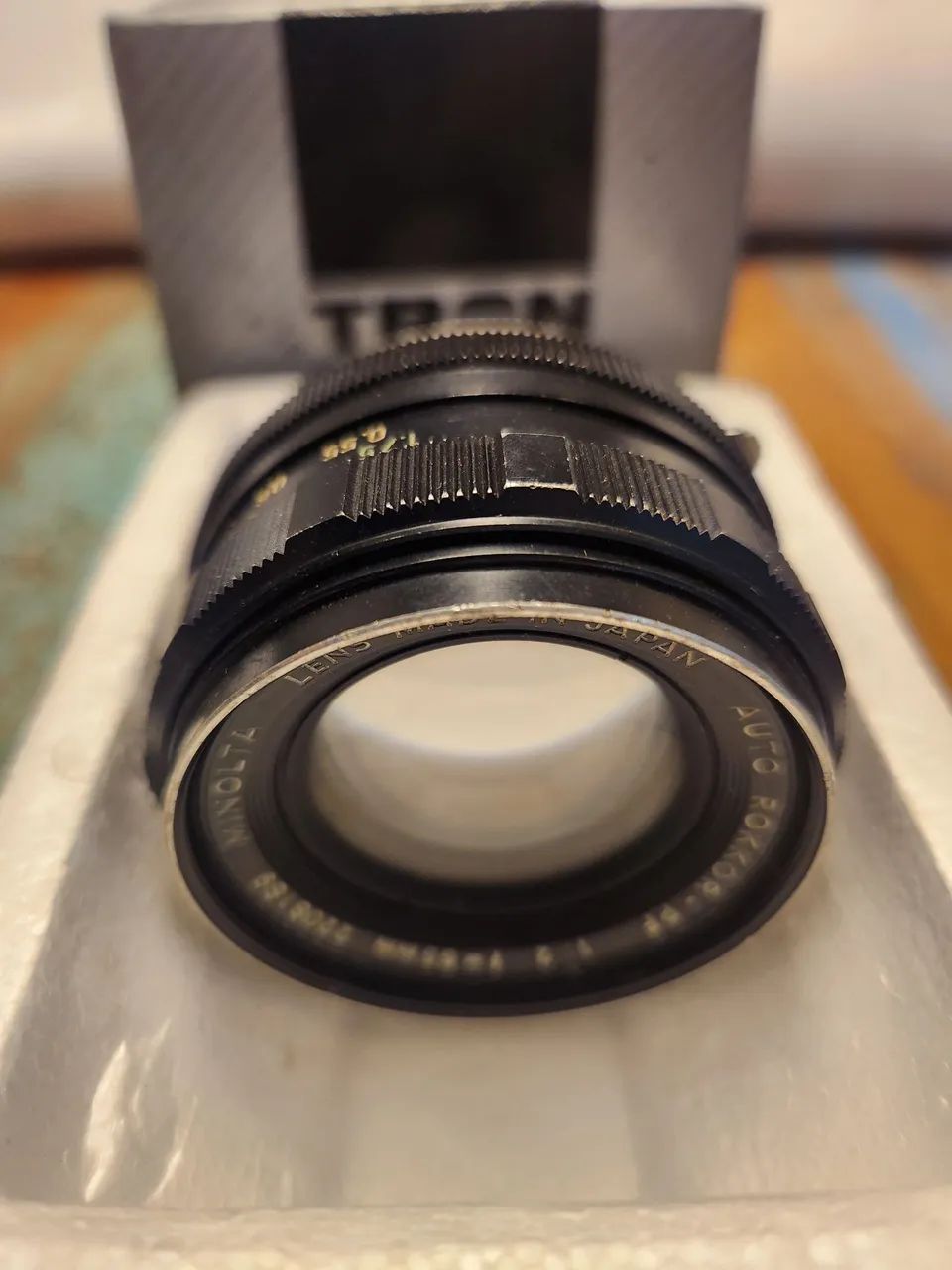  lente fotográfica analógica vintage Minolta Auto Rokkor - Foto 6