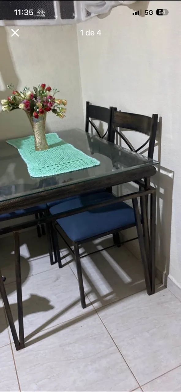 Mesa 4 cadeira  - Foto 3