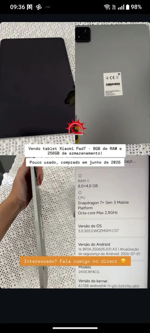 Xiaomi pad 7