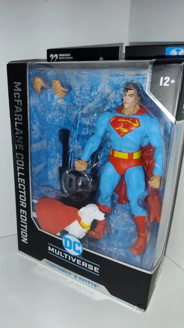 SUPERMAN & KRIPTO - ACTION FIGURE - McFARLANE COLLECTION EDTION