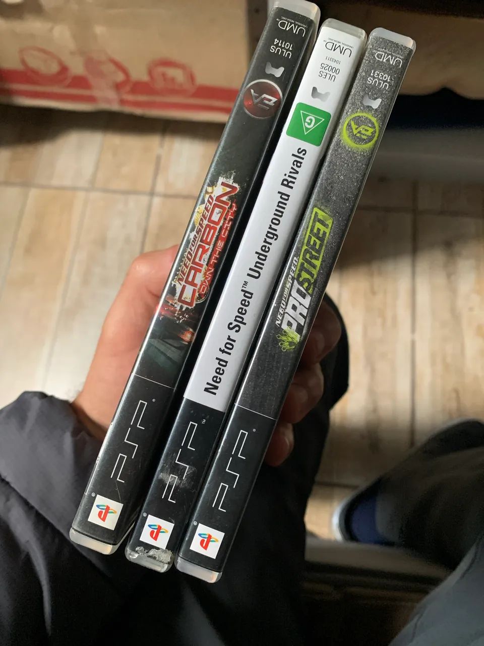 Jogos psp Need for speed underground rivals, pro street e carbon