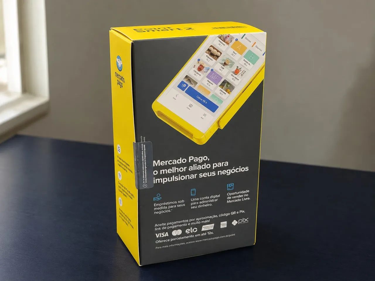 Máquina de Cartão Mercado Pago Smart 2 Touchscreen - Foto 2