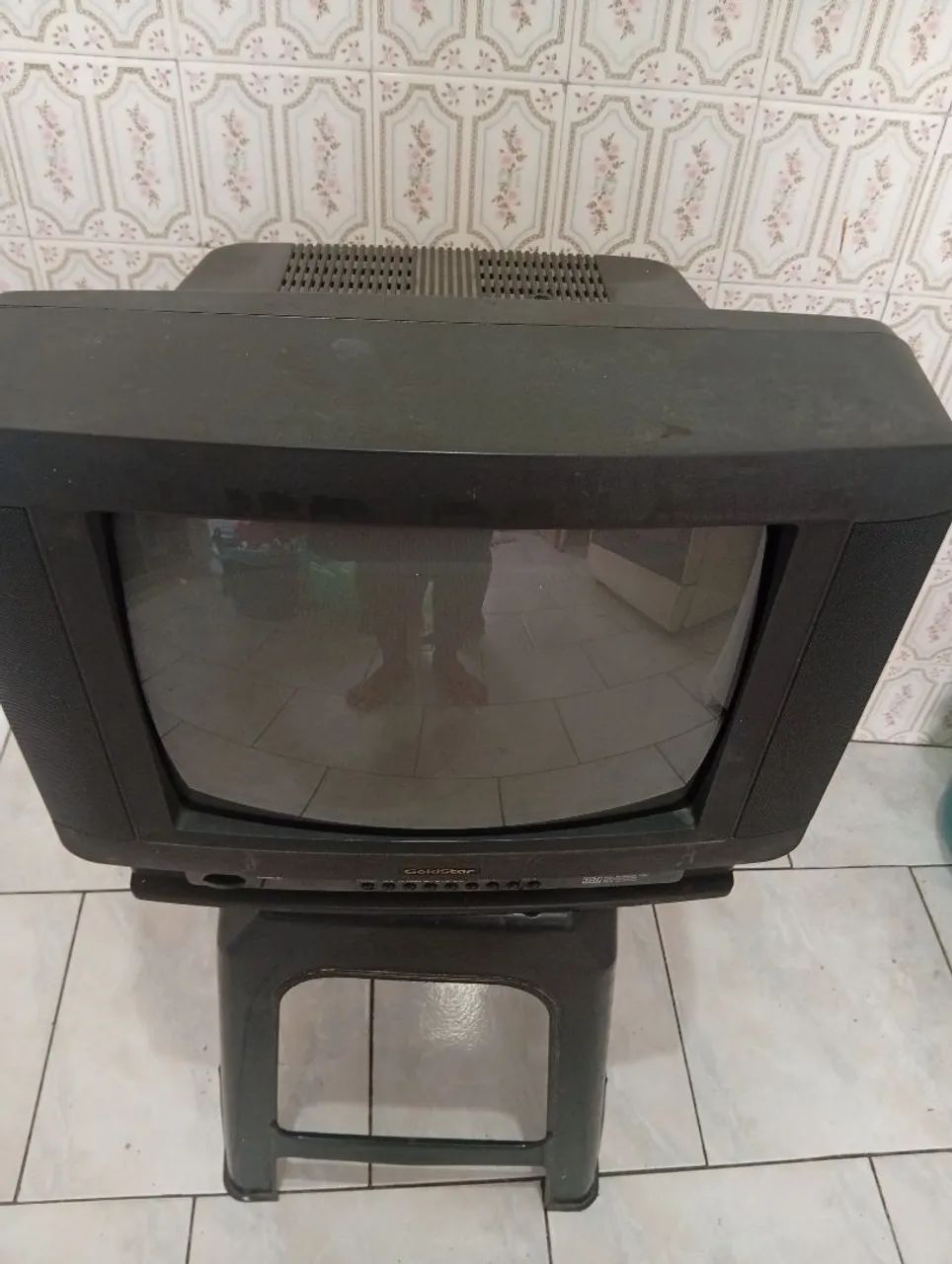 TV antiga 14 polegadas pra decoração ou conserto 