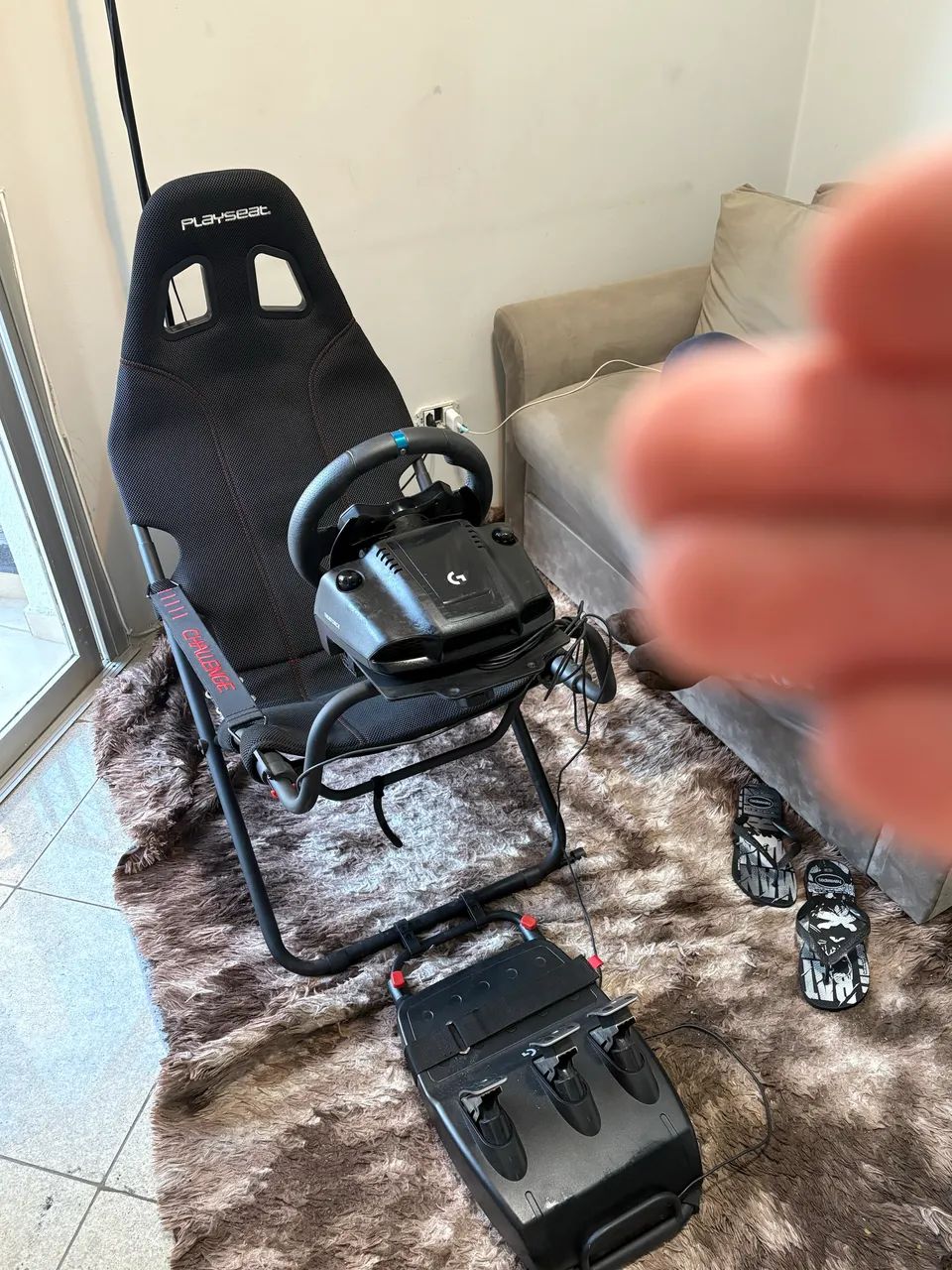 Playseat Challenge + Volante Logitech XBOX  - Foto 4