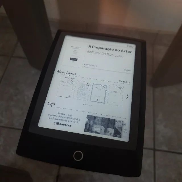 E-reader Saraiva Lev com Iluminação - Tela E-Ink