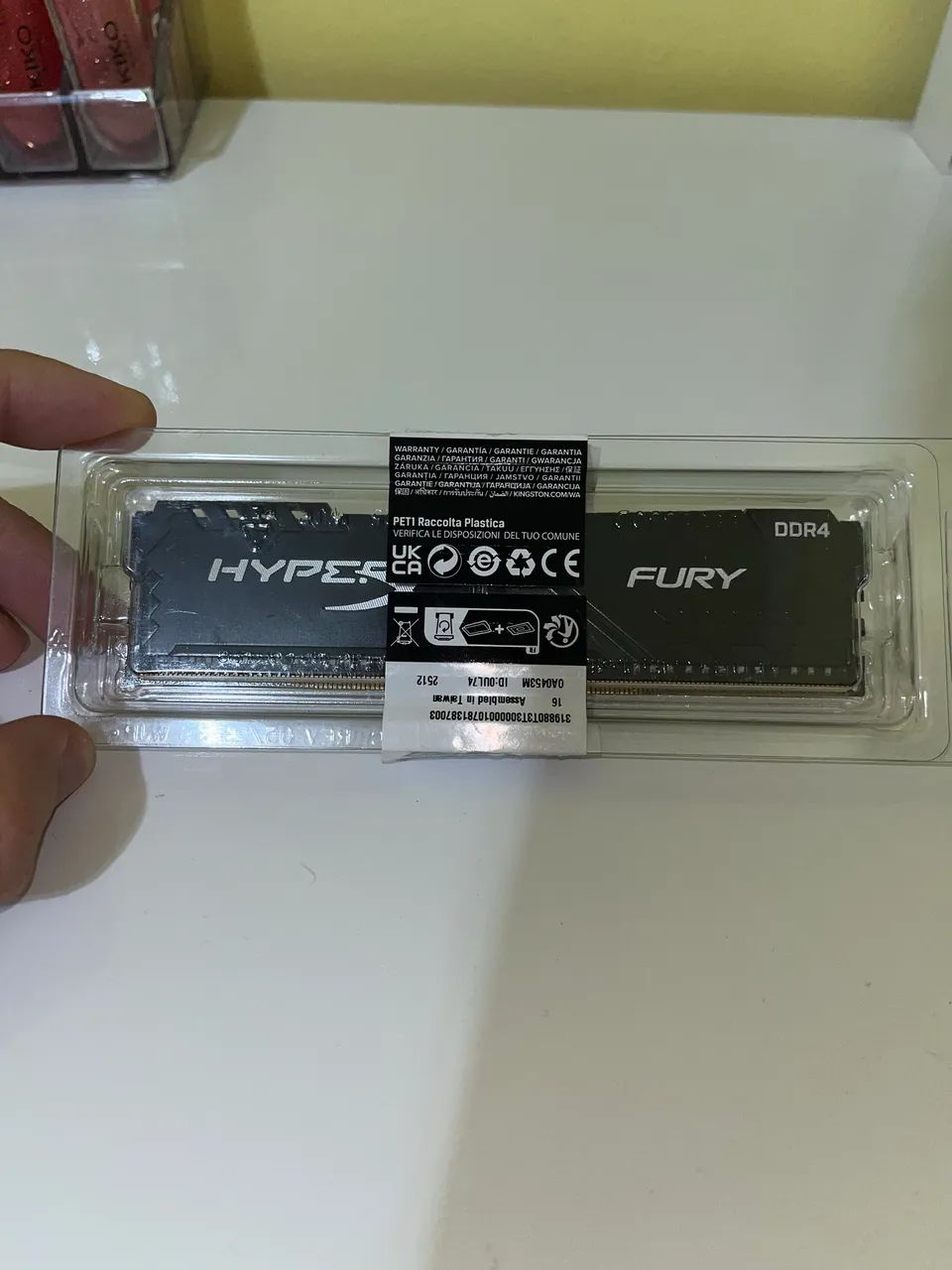 Memória RAM HyperX 8GB DDR4 2666MHz