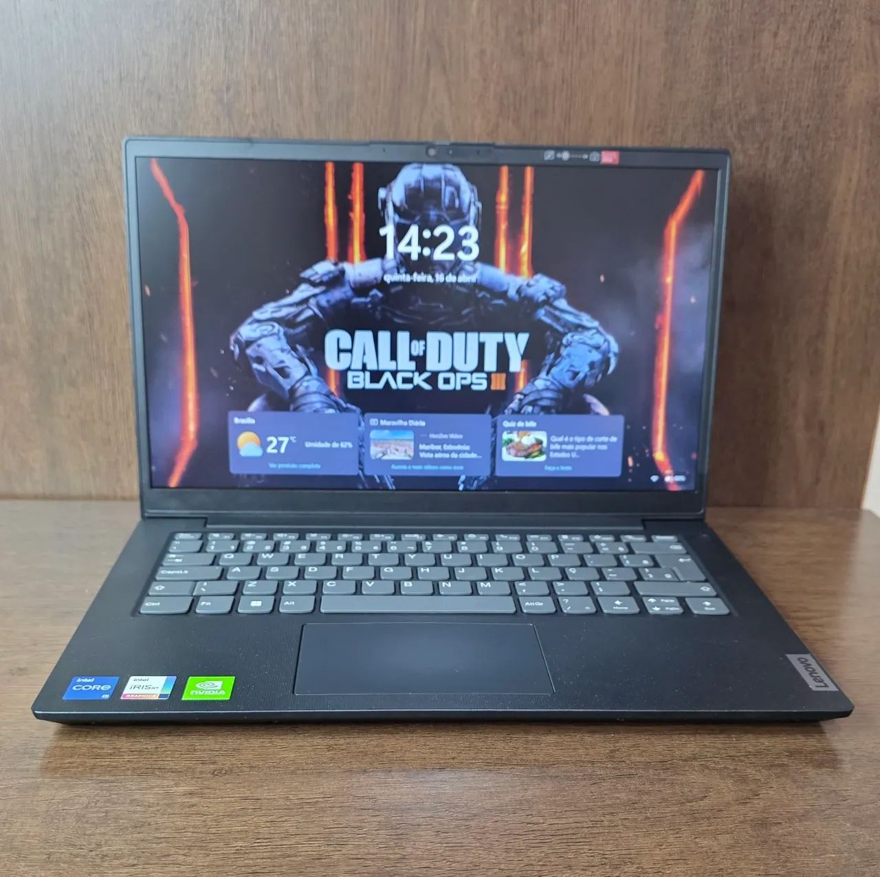 Notebook Lenovo V14 IPS, NF,Ac Cart,i5 11°+GeForceMX350,16GB,SSDNvme256GB+HD 1TB,Wi-Fi5G