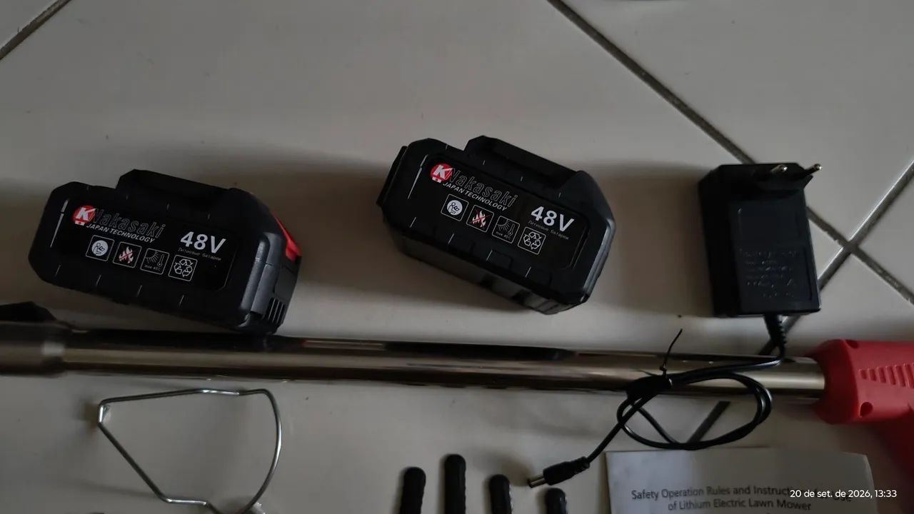 Roçadeira a bateria 