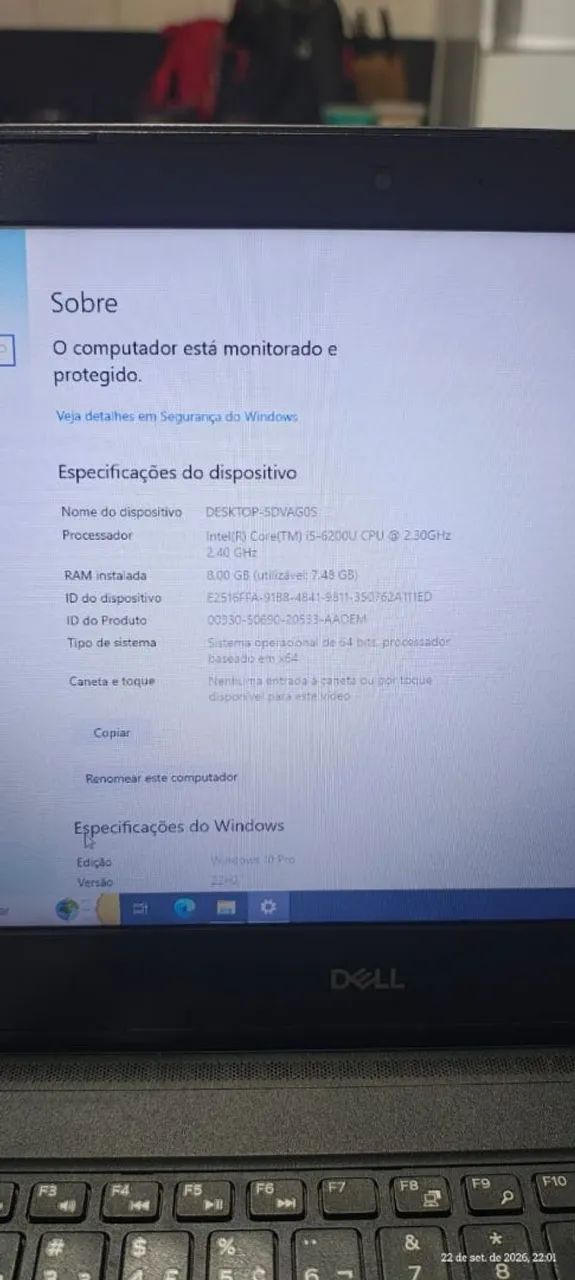 Notebook Dell Latitude 3480 - Core i5 - 8GB RAM - Funcionando perfeitamente  - Foto 2