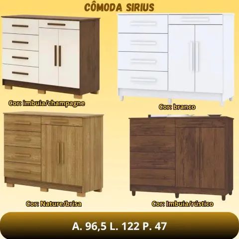 Cômoda SAPATEIRA SIRUS