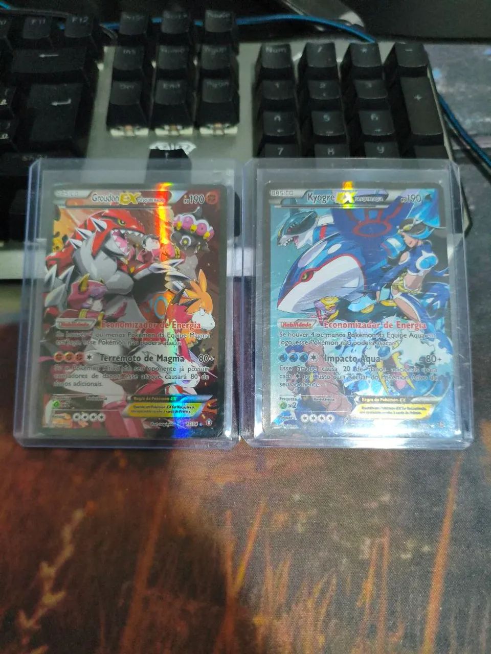 Groudon EX EQP Magma e Kyogre EX EQP Aqua