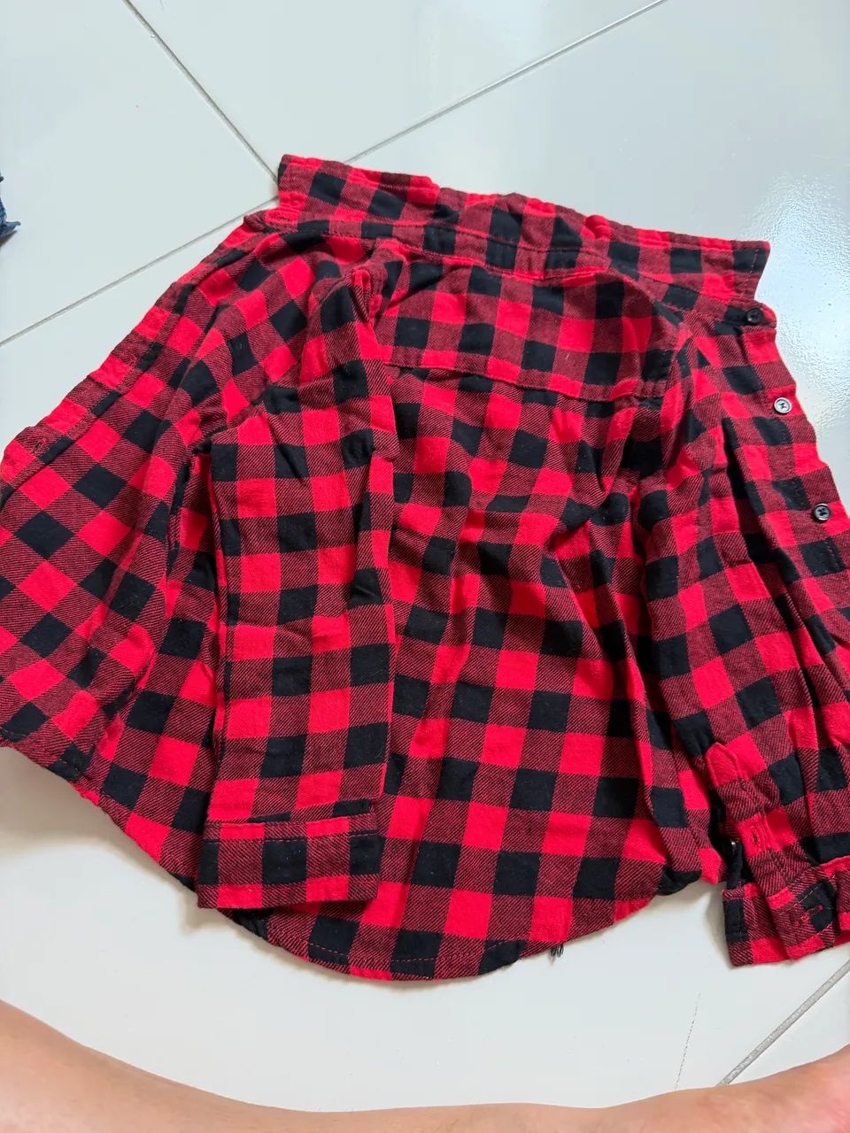 Blusa xadrez infantil  - Foto 2