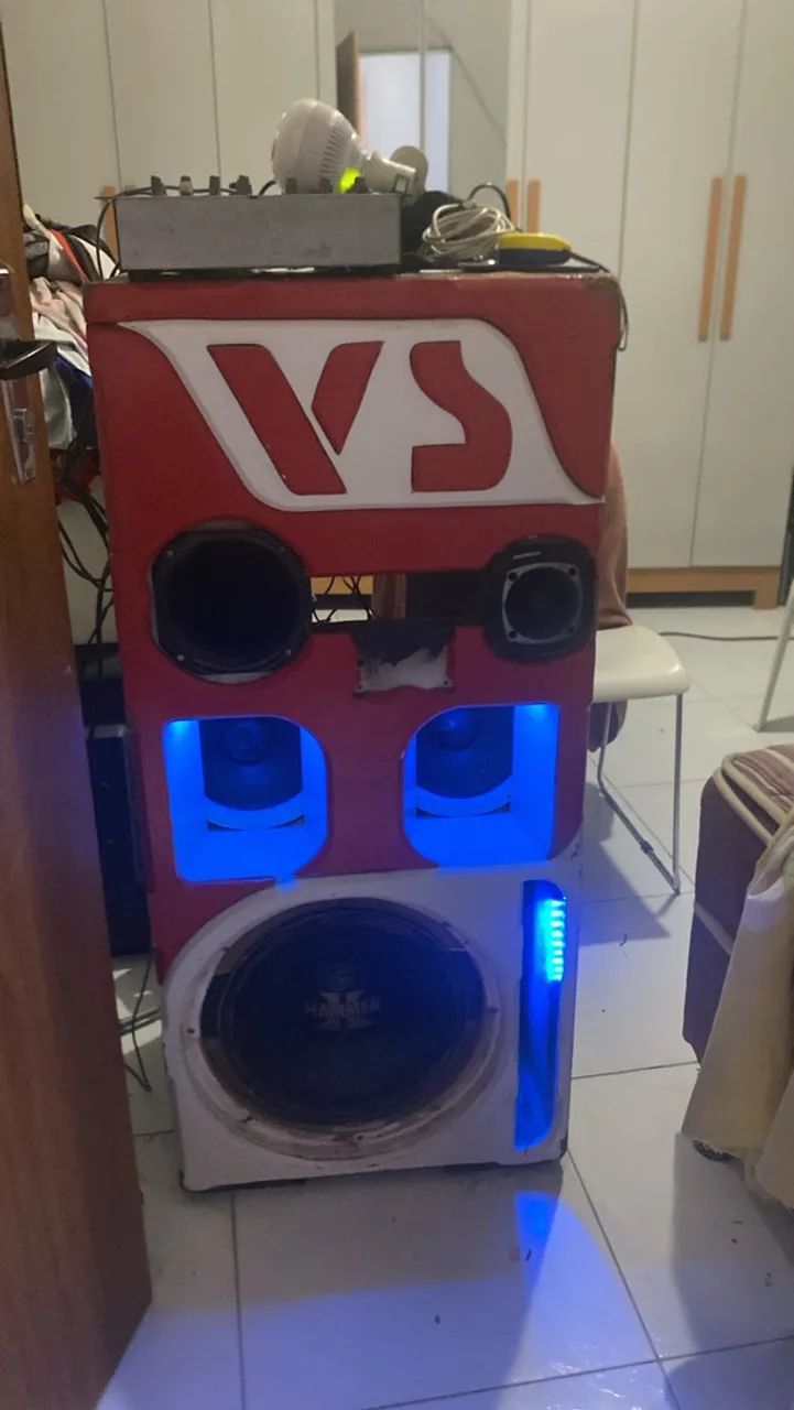 VENDO UMA CAIXA DE SOM COMPLETA  - Foto 2