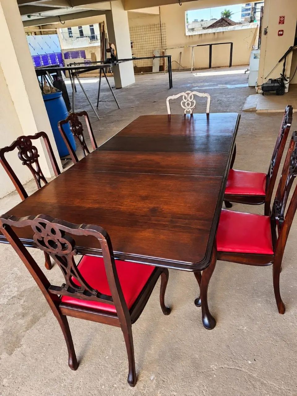 Mesa com cadeiras colonial - Foto 4
