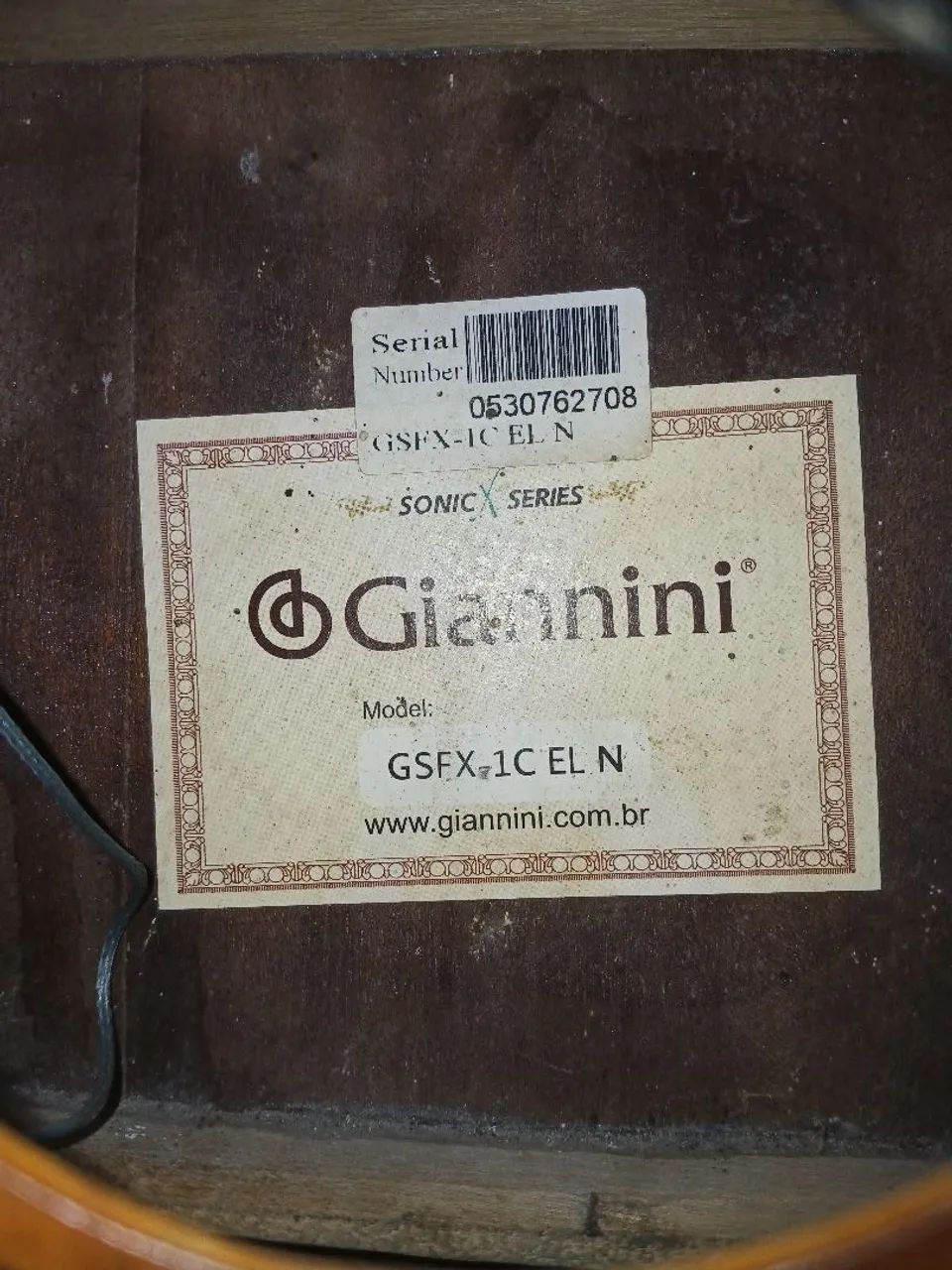 Vendo Violão Gianini  - Foto 3