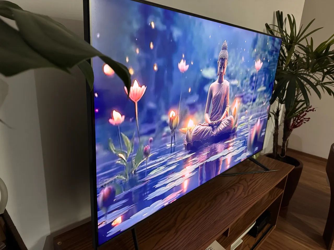 Tv Samsung 55 polegadas semi nova na caixa - Foto 3