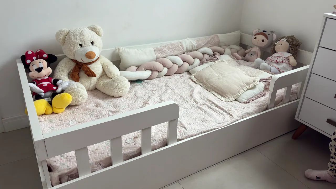Cama Montessoriana solteiro infantil 