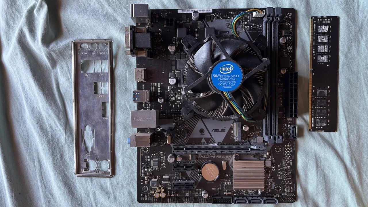 Placa mãe Asus + Intel Core i3-9100F - Foto 2