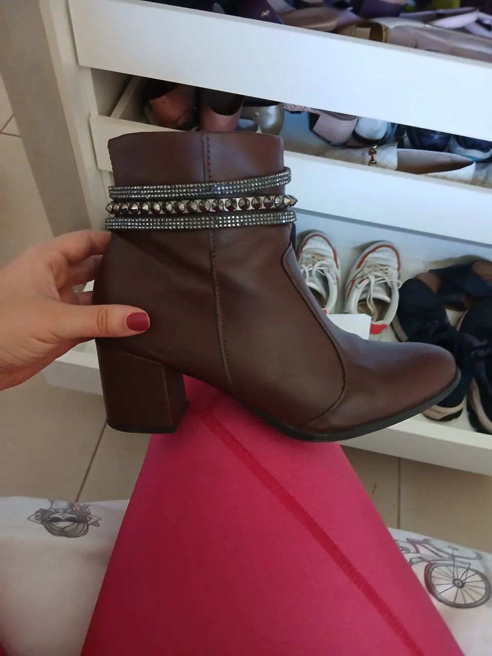 Bota em Couro 