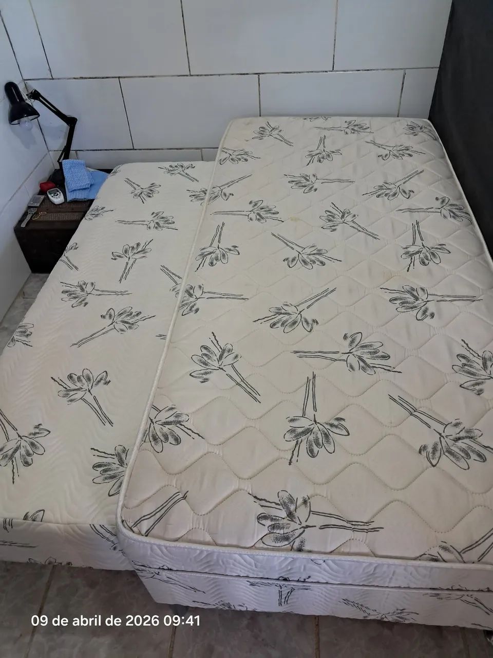 BI CAMA SOLTEIRO + COLCHÃO DE SOLTEIRO ORTOPÉDICO