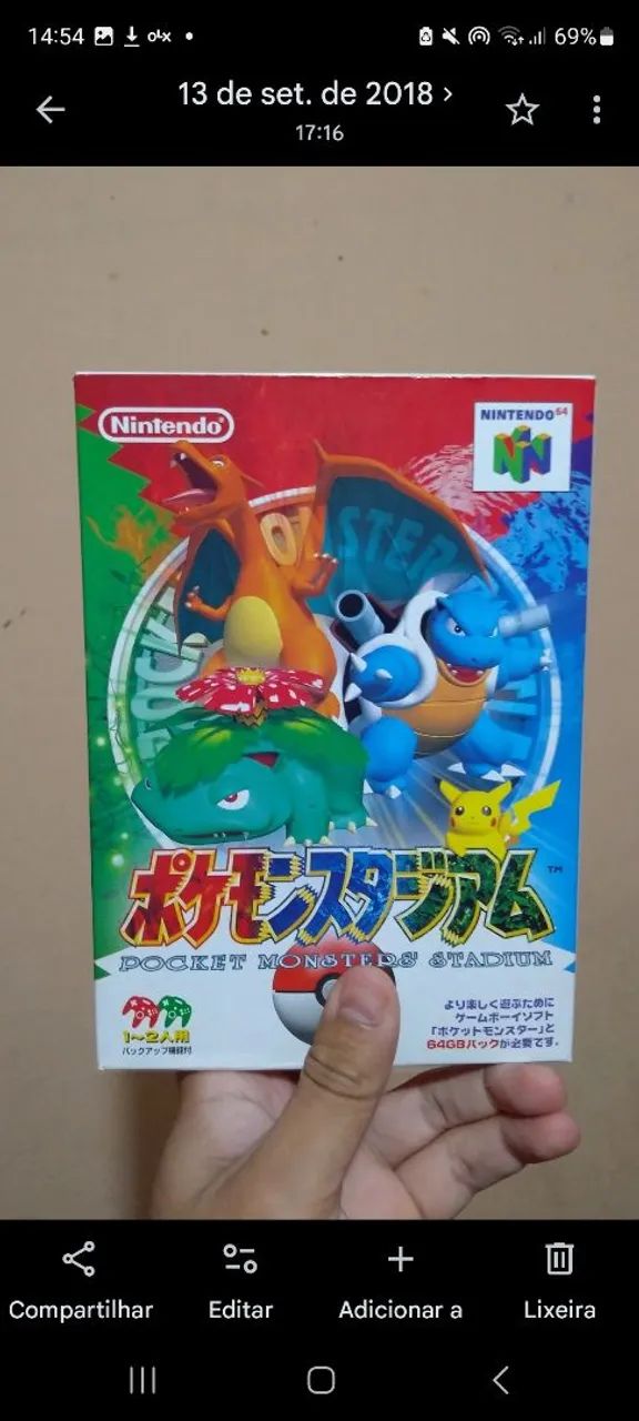 Pokemon staduem 64 japonês  - Foto 2