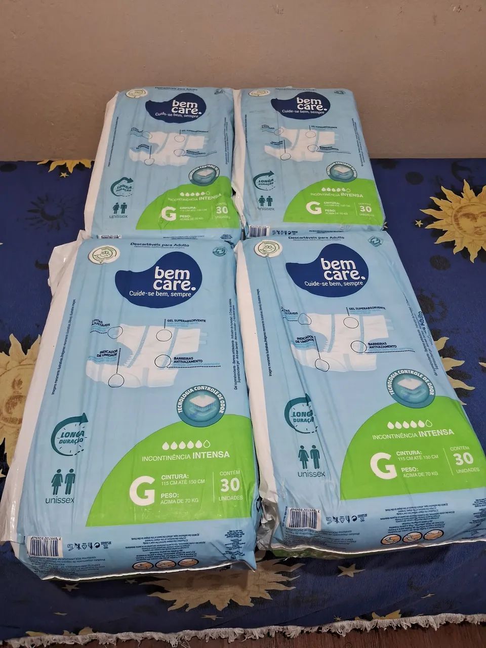 Fraldas geriátricas tamanho G