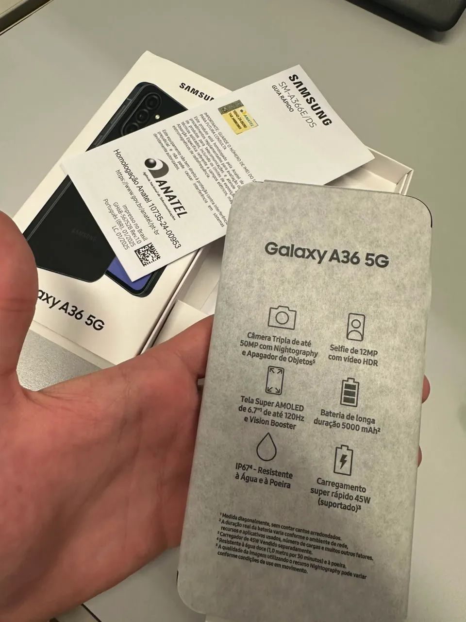 Aparelho A36, 256gb de memória, produto sem uso  - Foto 3