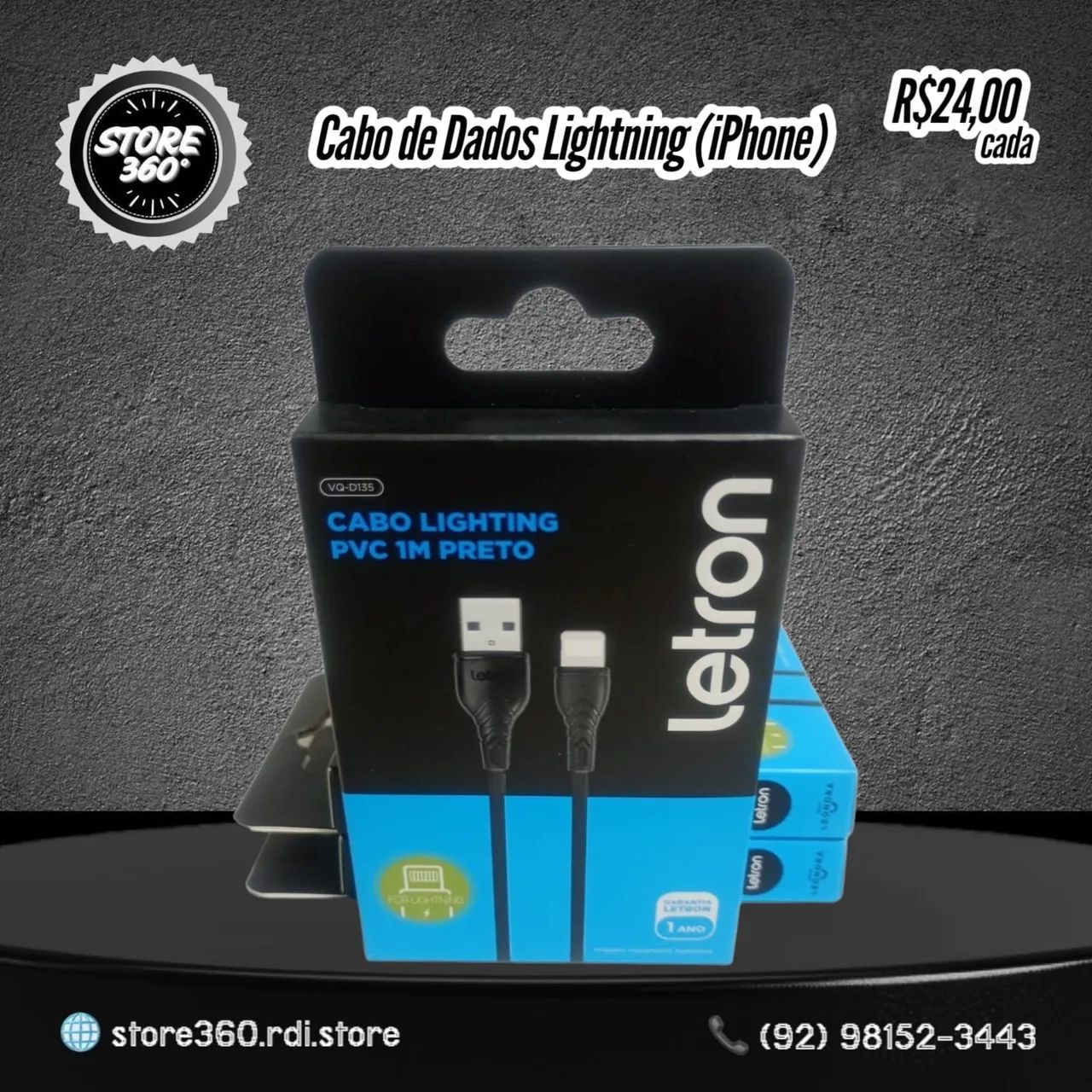 Cabo de Dados para iPhone