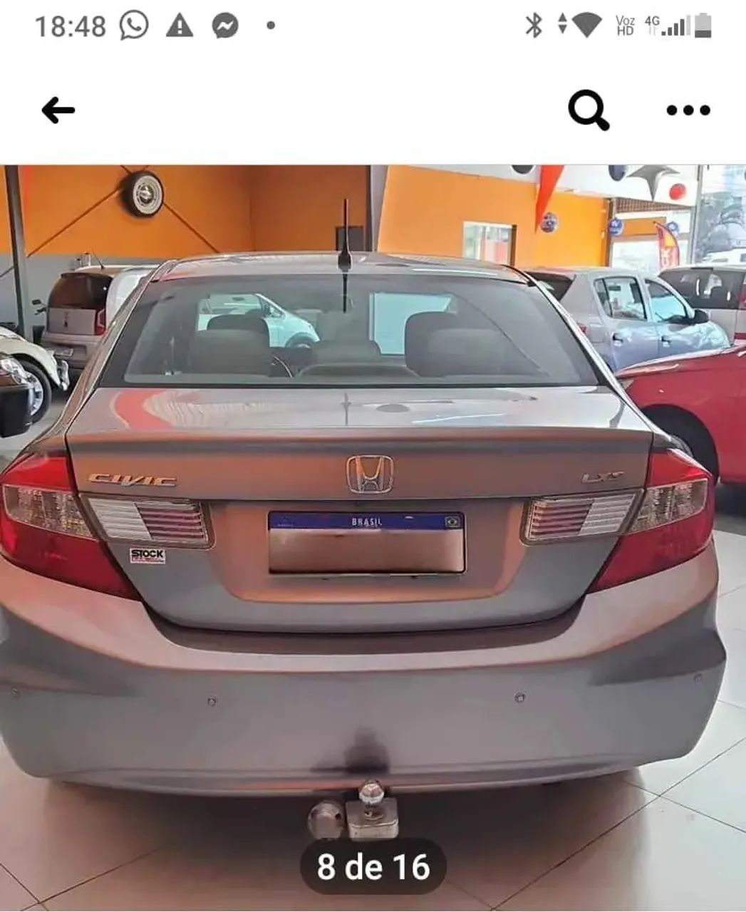 Honda Civic Sedan LXS 1.8/1.8 Flex 16V Mec. 4P 2014 - Foto 3