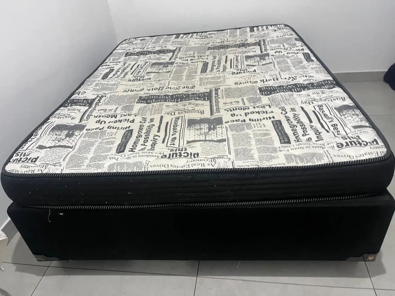 Cama box casal, colchão e box  - Foto 3