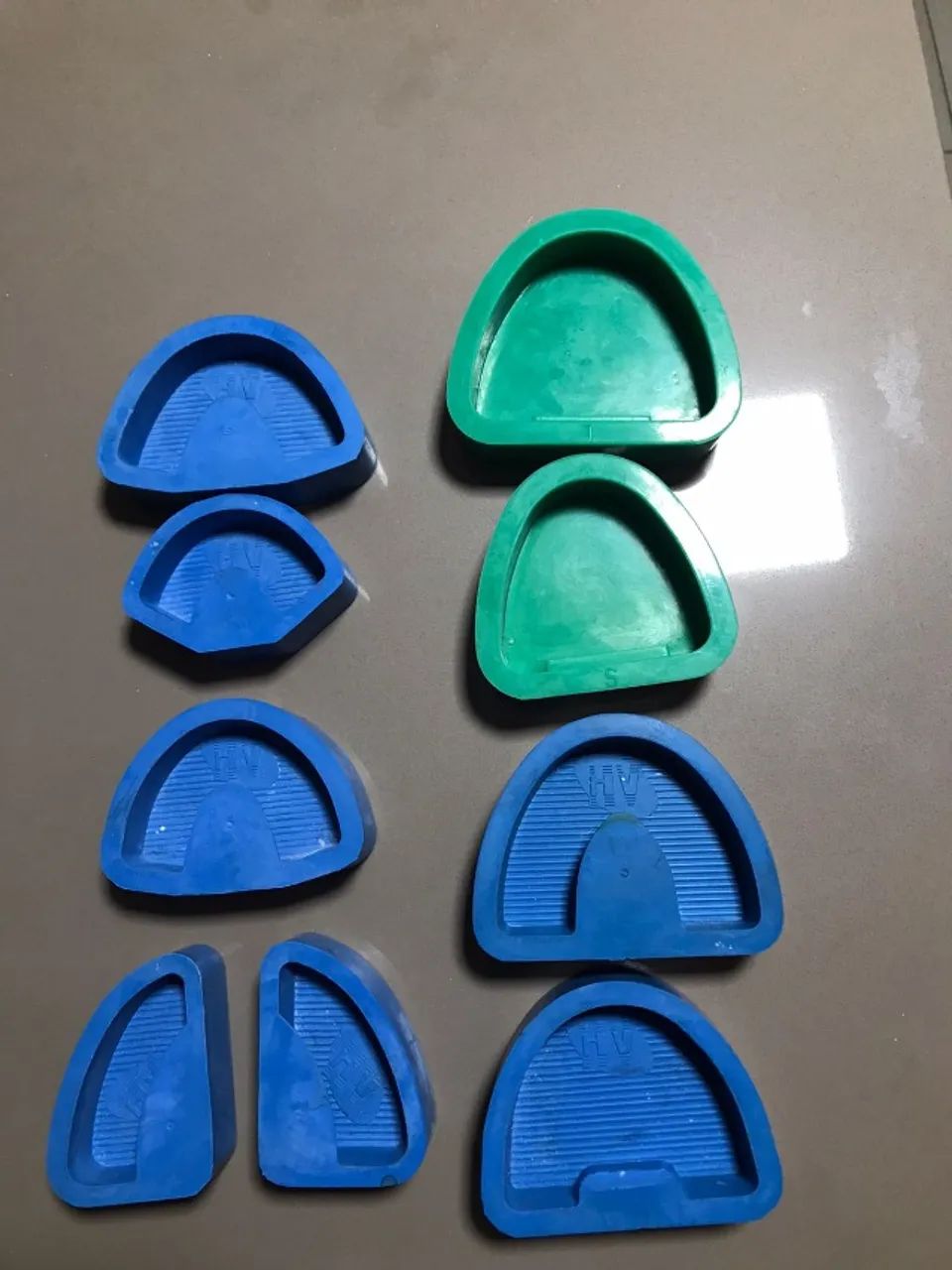 Bases de Silicone para Modelos de Gesso