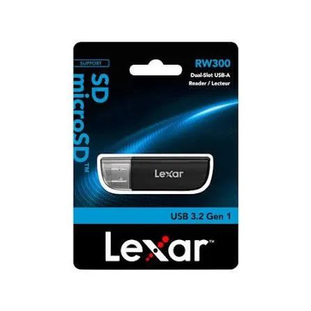 Adaptador Micro SD e SD Lexar RAW 300 profissional 