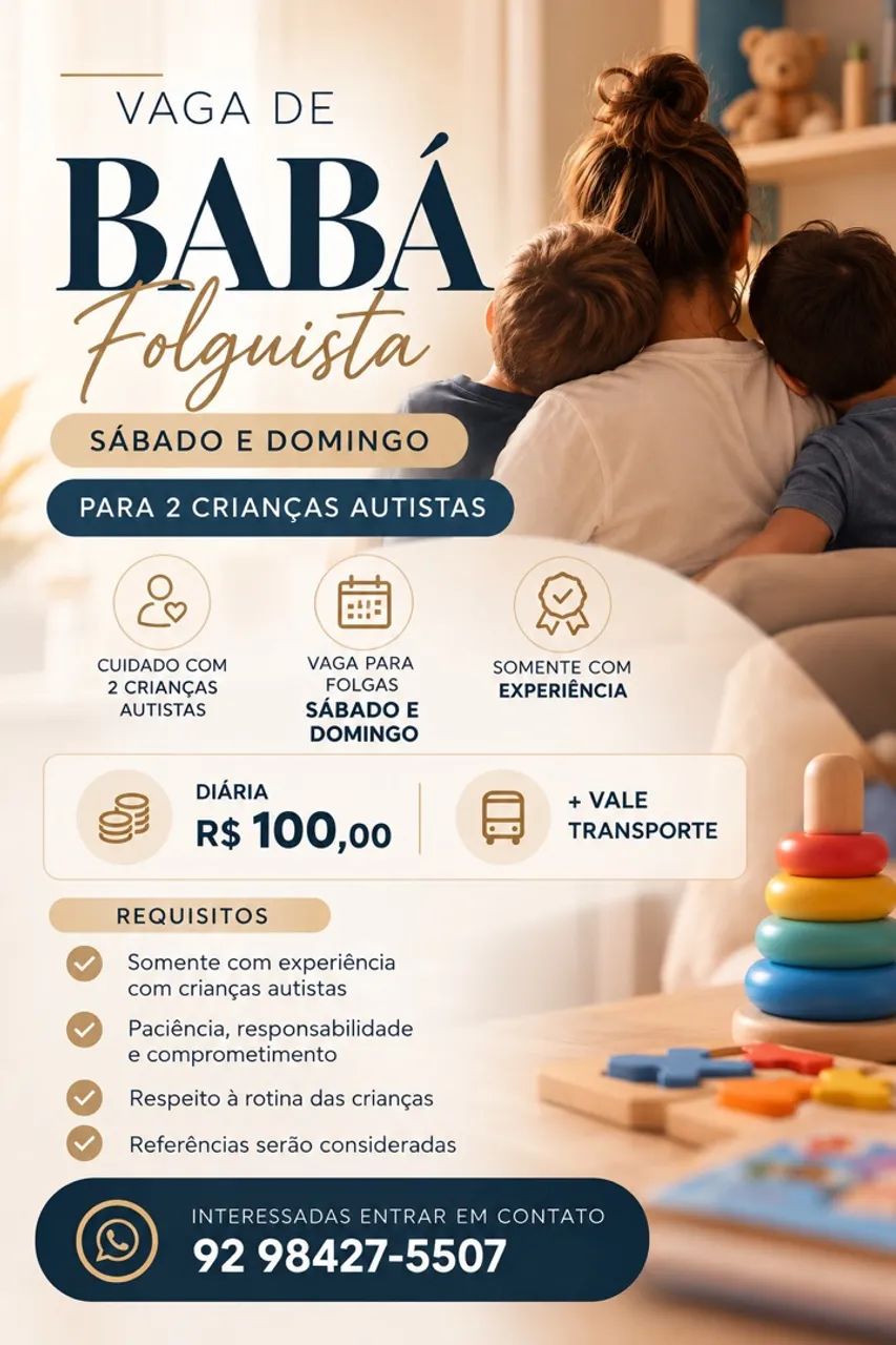 Vaga de babá