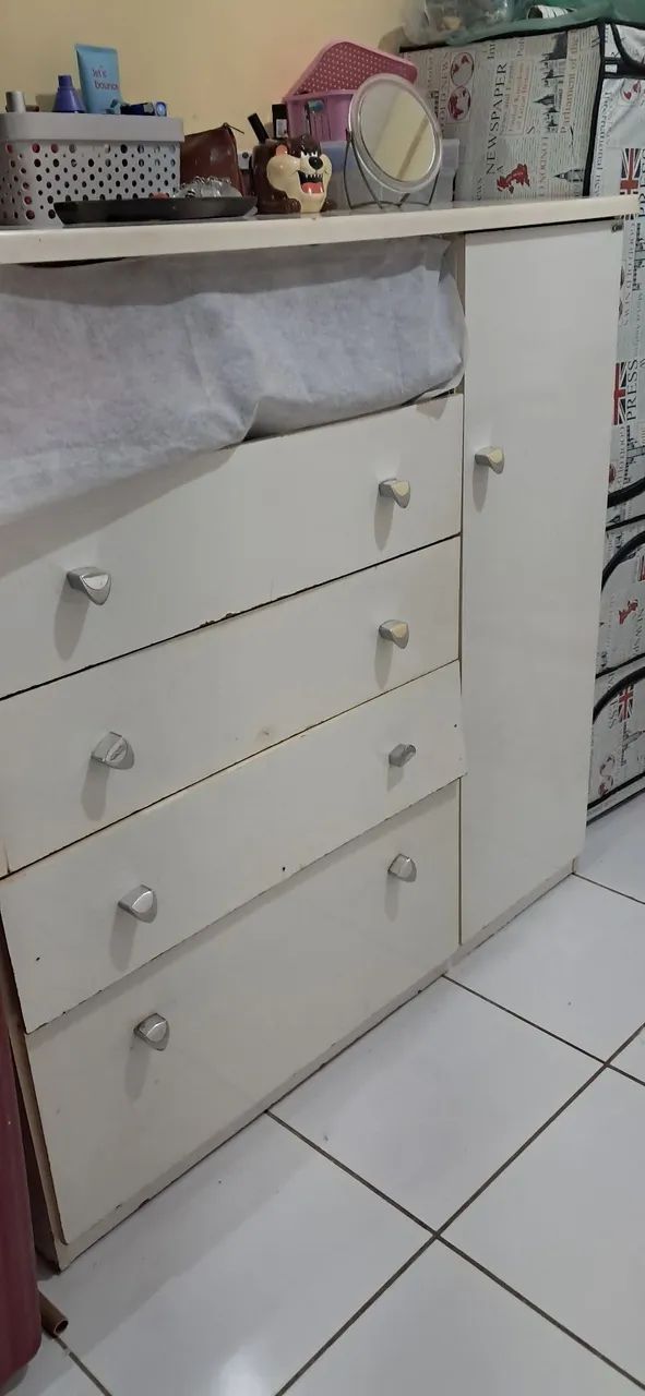Comoda alta e sapateira 2 em 1 - Foto 2