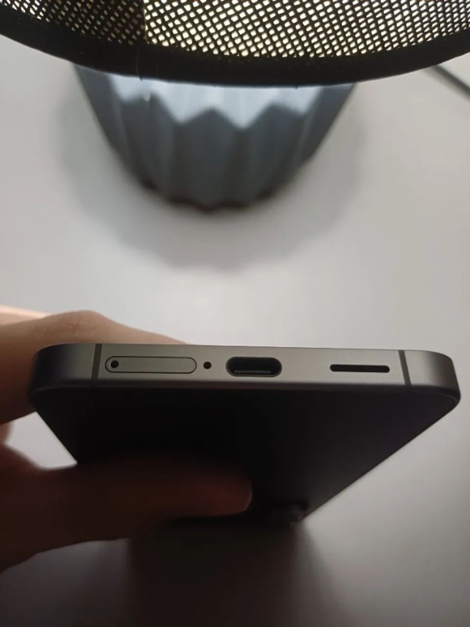 S25 FE 128GB BLACK SEMINOVO CAIXA E NF - Foto 4