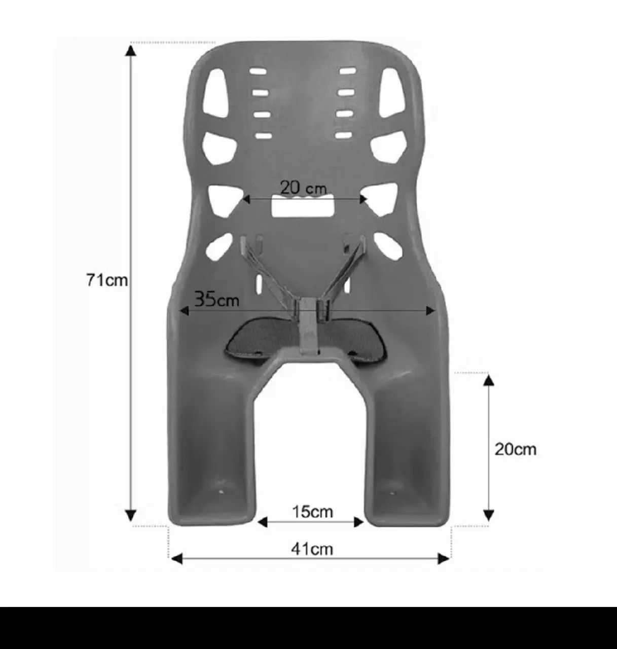 Cadeirinha para bicicleta  - Foto 2