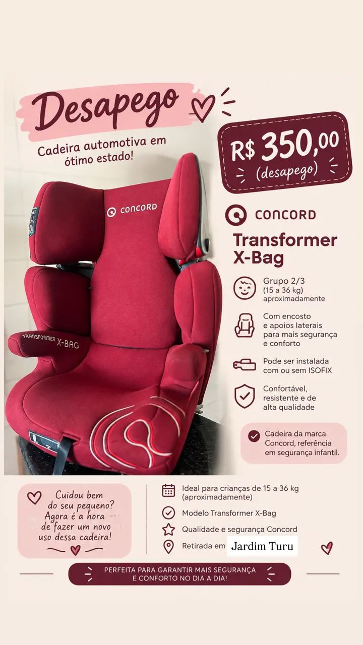 Cadeirinha infantil 
