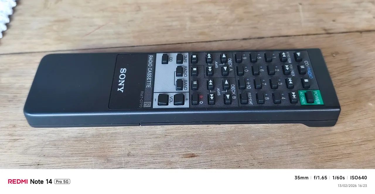 Controle remoto Sony CFD-770 e 775 - Foto 3