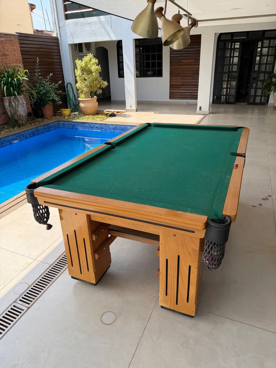 Mesa de sinuca de madeira premium - Foto 3