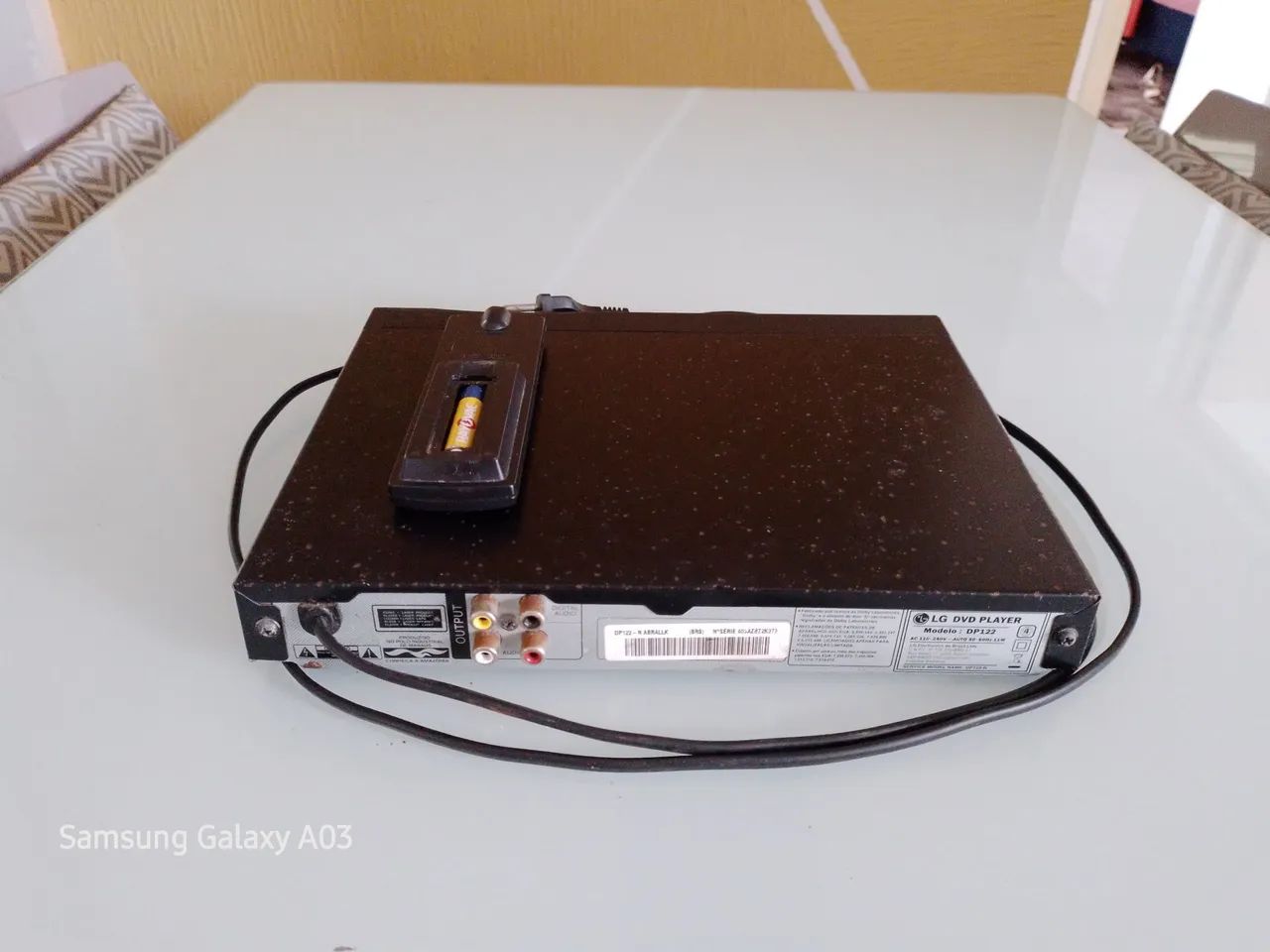 Dvd player LG modelo DP122  - Foto 4