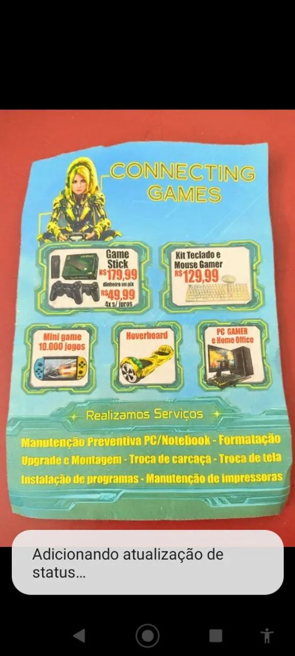 Computador/Game/Celular/ TV445600694597724161