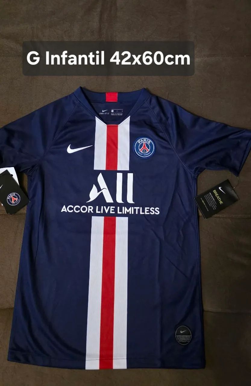 Camisa PSG original infantil nova G - Foto 4
