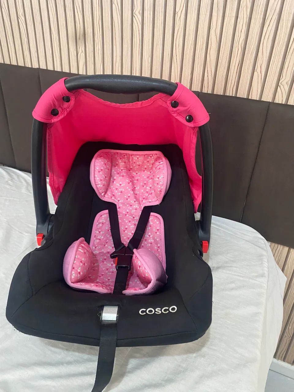 Bebê conforto menina - cosco rosa - Foto 2
