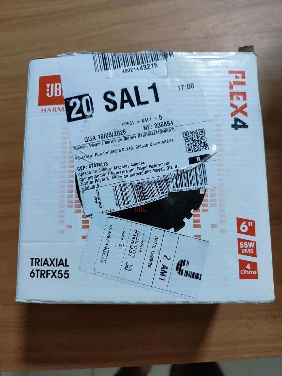 ALTO FALANTE JBL FLEX 4. 6 POLEGADAS 