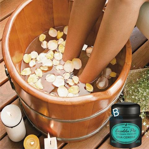 Sal Relaxante Pés Pernas Cansadas Mentolado spa Em Casa Bem Estar Alívio Dor Natubelly - Foto 3