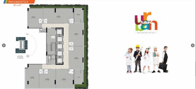 Urban Futuro - Salas comerciais de 26 à 299 m² na Teotônio - 202 Sul - Foto 13