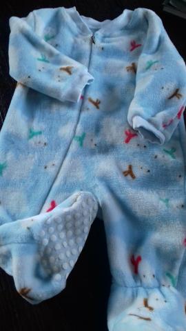 Tip top fleece azul com ursos polares