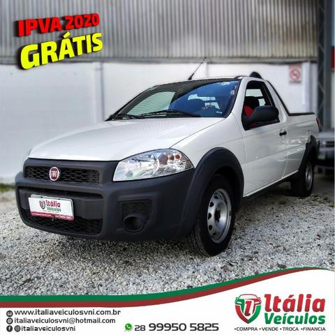 Fiat Strada 1.4 Hard Working CS 2018/19. IPVA 2020 Pago