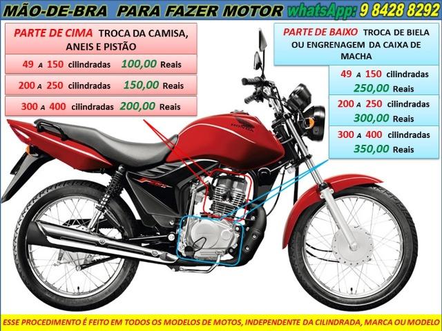 Revisão geral de moto a domicilio a partir 50,00 Reais - Foto 3